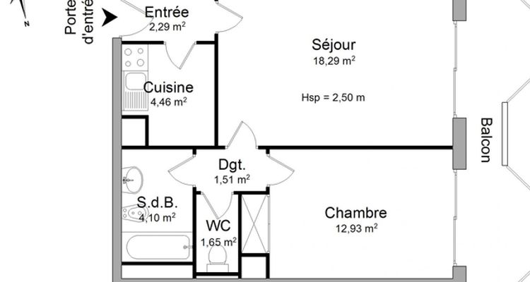 Vue n°1 Appartement 2 pièces T2 F2 à louer - Saint Raphael (83700)
