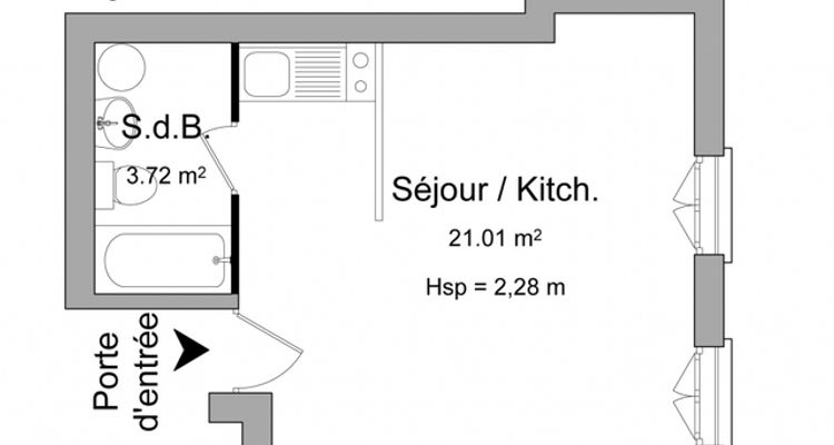 appartement 1 pièce à louer NIORT 79000 24.7 m²