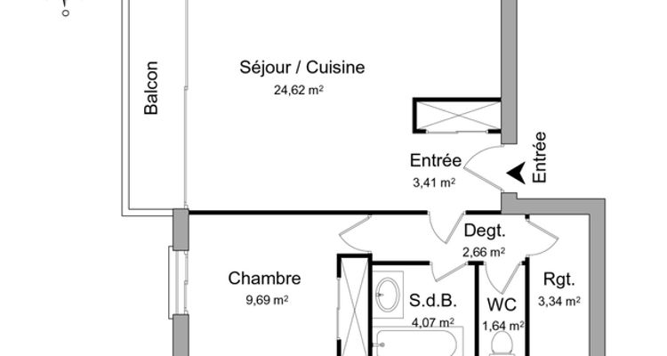 appartement 2 pièces à louer MONT DE MARSAN 40000 49.4 m²