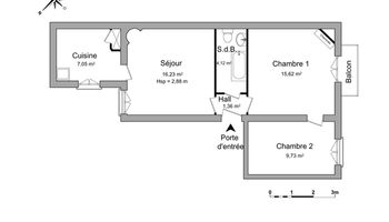 appartement 3 pièces à louer NANCY 54000 54.1 m²
