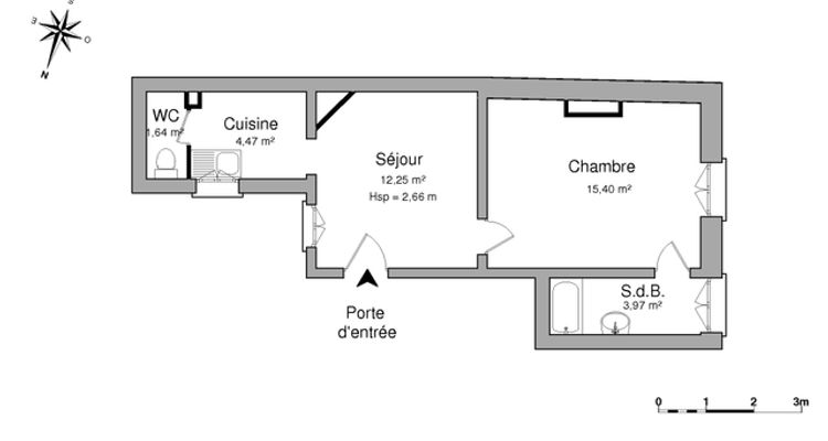 appartement 2 pièces à louer LANEUVEVILLE 54410 37.7 m²