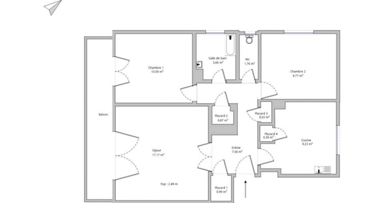 appartement 3 pièces à louer TOULON 83200 62.5 m²