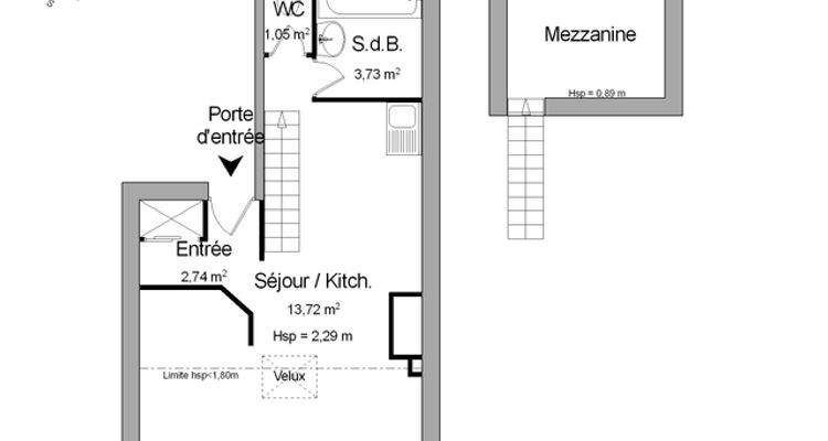 appartement 1 pièce à louer NANCY 54000 21.2 m²