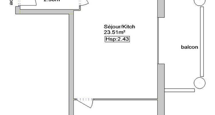 appartement 2 pièces à louer L'UNION 31240 40.1 m²