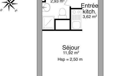 appartement 1 pièce à louer CLERMONT FERRAND 63000 18.5 m²