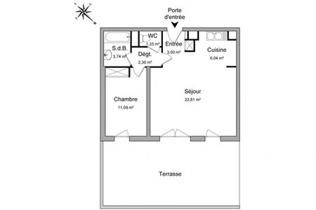 appartement 2 pièces à louer NANCY 54000 51.8 m²