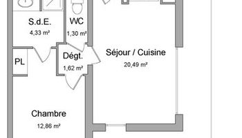 appartement 2 pièces à louer MARSEILLE 10ème 13010 40.6 m²