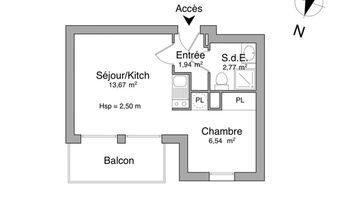 appartement 1 pièce à louer BOURG LA REINE 92340 24.9 m²