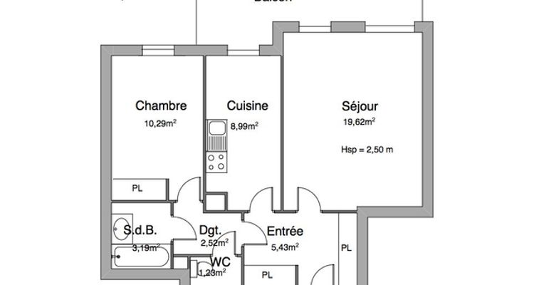 Vue n°1 Appartement 2 pièces T2 F2 à louer - Saint Cyr L'ecole (78210)