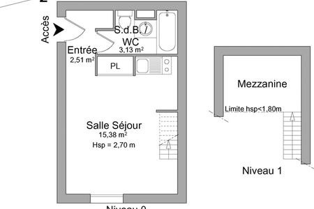 appartement-meuble 1 pièce à louer LA ROCHELLE 17000 26 m²