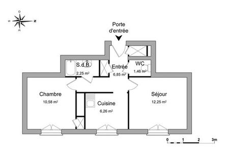 Vue n°3 Appartement 2 pièces à louer - DIJON (21000) - 39.65 m²