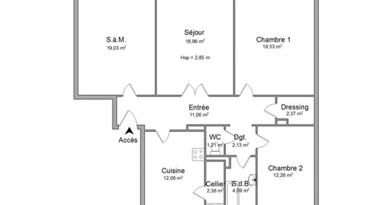 appartement 4 pièces à louer THIONVILLE 57100 105.1 m²