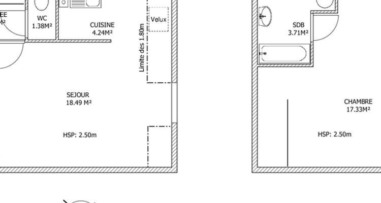 appartement 2 pièces à louer LILLE 59000 47.6 m²