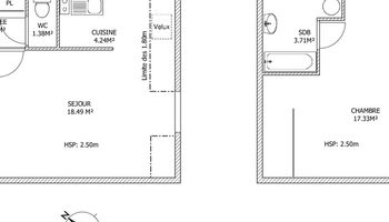 appartement 2 pièces à louer LILLE 59000 47.6 m²
