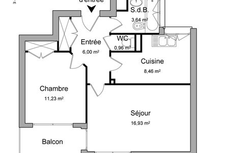 appartement 2 pièces à louer DIJON 21000 47.2 m²