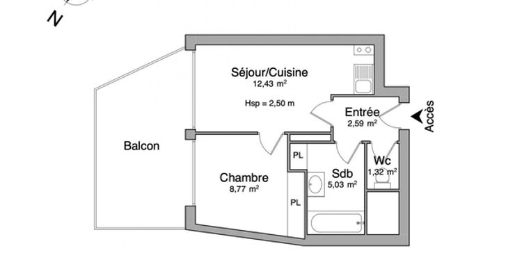 appartement 2 pièces à louer LA GRAND MOTTE 34280 30.1 m²