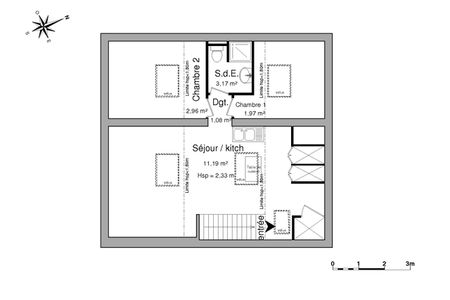 Vue n°2 Appartement 2 pièces T2 F2 à louer - Guilherand-granges (07500)