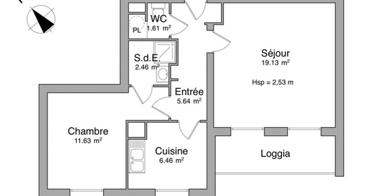 appartement 2 pièces à louer LE PLESSIS ROBINSON 92350 47.3 m²