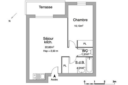 Vue n°3 Appartement 2 pièces T2 F2 à louer - Pineuilh (33220)