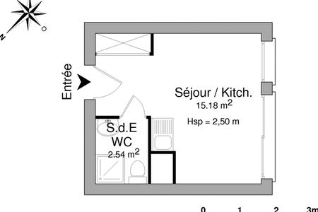 appartement 1 pièce à louer ELANCOURT 78990 17.7 m²