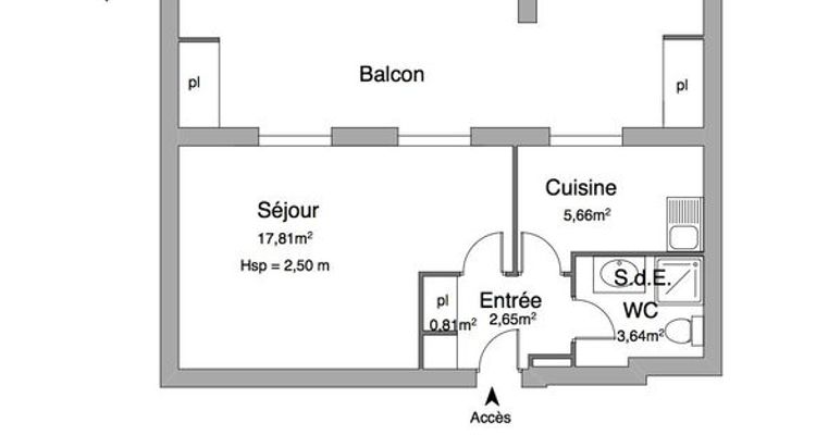 appartement 1 pièce à louer MARSEILLE 5ᵉ 13005 30.57 m²
