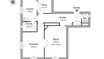 appartement 2 pièces à louer ANNECY 74000 60.7 m²