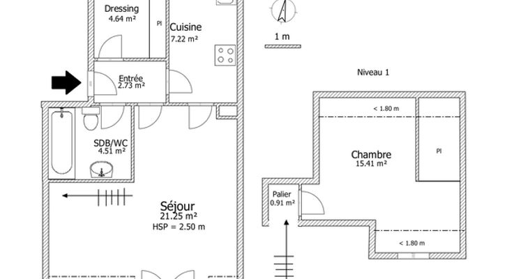 appartement 2 pièces à louer LOMME 59160 55.6 m²
