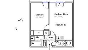 appartement 2 pièces à louer ANNEMASSE 74100 34.76 m²