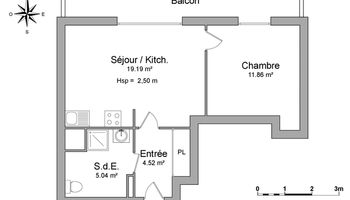 appartement 2 pièces à louer JUAN LES PINS 06160 40.6 m²