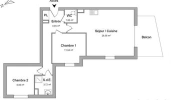 appartement 3 pièces à louer WOLFISFEIM 67202 65 m²