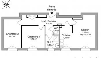 appartement 3 pièces à louer NANTES 44000 48.8 m²