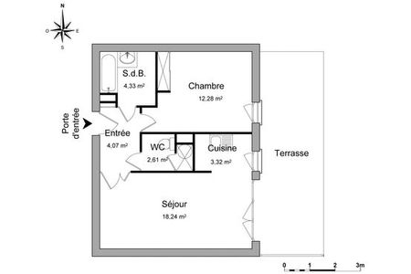 Vue n°3 Appartement 2 pièces à louer - SEYNOD (74600) - 44.85 m²