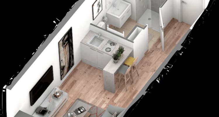 appartement 1 pièce à louer MONTEVRAIN 77144 17 m²