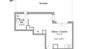 appartement 1 pièce à louer MARSEILLE 12ème 13012 28.65 m²