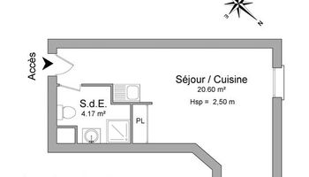appartement-meuble 1 pièce à louer LE HAVRE 76600 24.77 m²