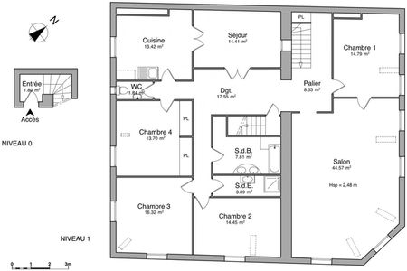appartement 5 pièces à louer NANCY 54000 173.1 m²