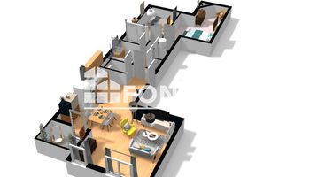 appartement 3 pièces à vendre VILLEURBANNE 69100 66.53 m²