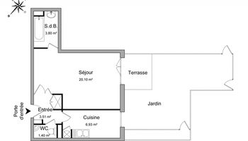 appartement 1 pièce à louer CORBEIL ESSONNES 91100 35.7 m²