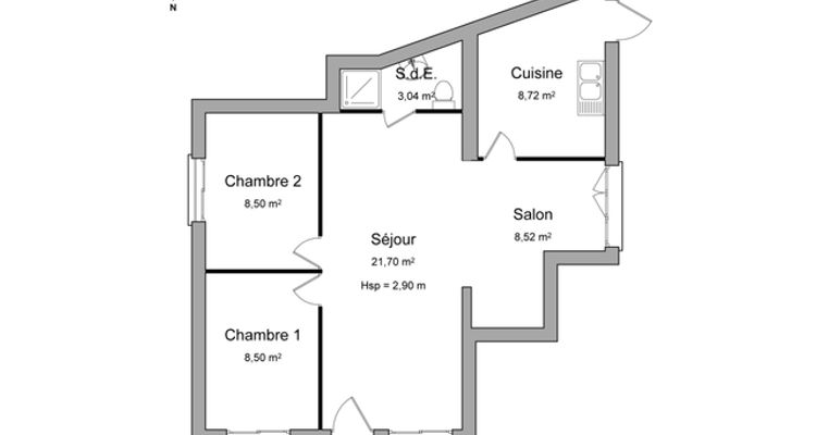 appartement 3 pièces à louer RETHEL 08300 59 m²