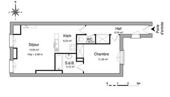 appartement 2 pièces à louer BORDEAUX 33000 44.84 m²