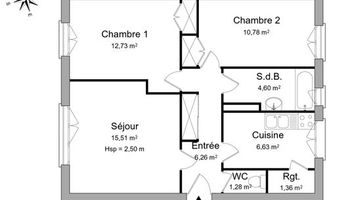 appartement 3 pièces à louer HOUILLES 78800 59.15 m²