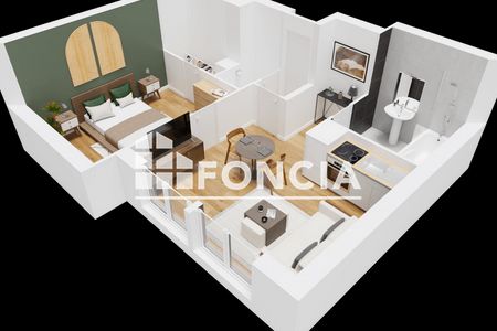 appartement 1 pièce à vendre Argenteuil 95100 31 m²