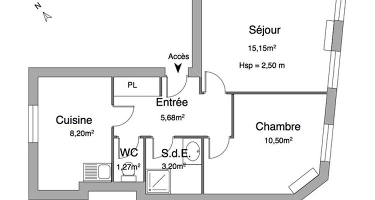 appartement 2 pièces à louer NANCY 54000 44 m²