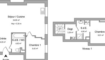 appartement 3 pièces à louer NANTES 44000