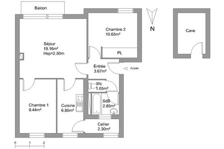 appartement 3 pièces à louer ROCHEFORT SUR MER 17300 56 m²