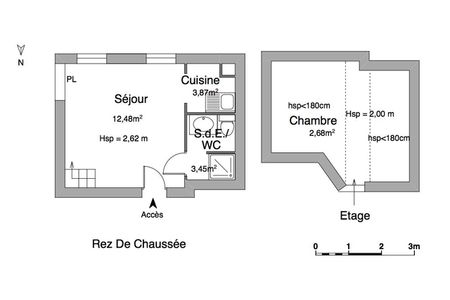 appartement 1 pièce à louer SAINT BRIEUC 22000 22.5 m²
