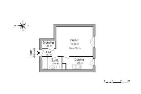 appartement 1 pièce à louer LES ULIS 91940 29.3 m²