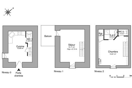 Vue n°2 Maison 2 pièces T2 F2 à louer - Viuz En Sallaz (74250)