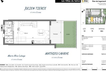 Vue n°2 Maison 3 pièces T3 F3 à louer - Toulouse (31200)