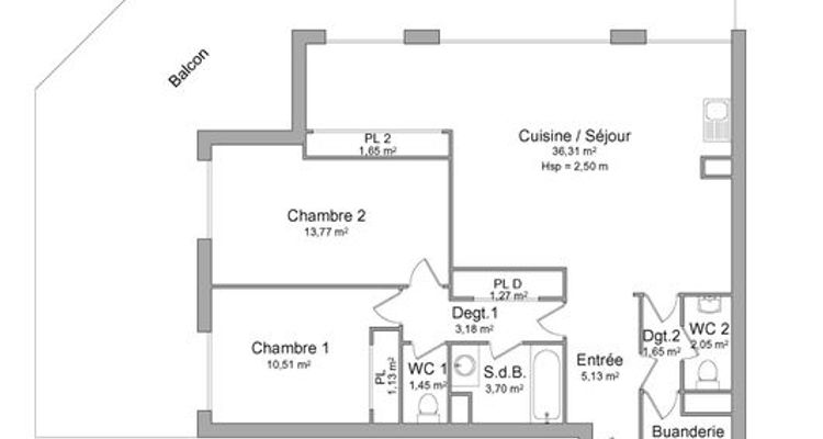 appartement 3 pièces à louer MARSEILLE 6ᵉ 13006 84.94 m²
